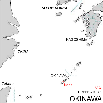 Hier ligt Okinawa - lees meer at ki club.cool karateschool voor traditioneel Shotokan karate-do in Amsterdam en Monnickendam